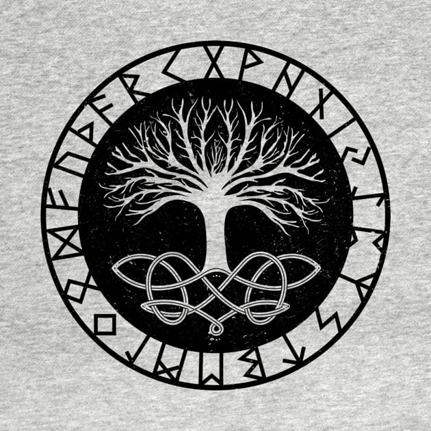 Yggdrasil Viking Tree Of Life by HustleHardStore